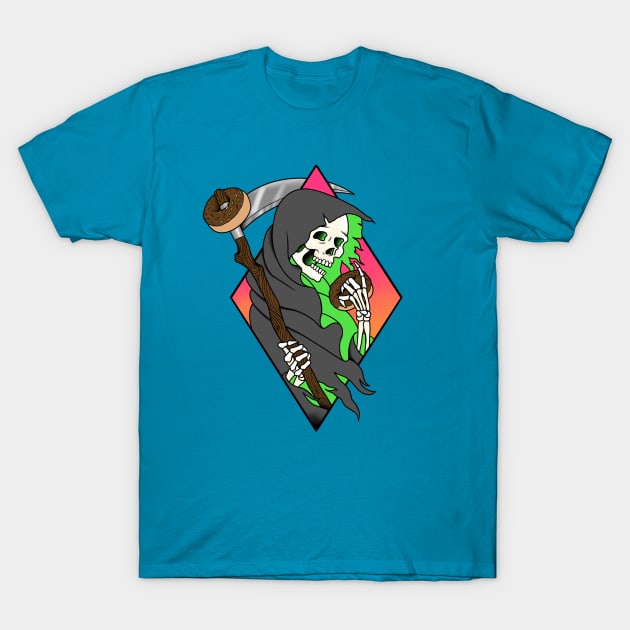 Donut Reaper T-Shirt by Mertalou